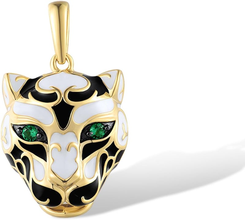 Santuzza 925 Sterling Silver Animal Gemstone Pendant for Women - Image 1